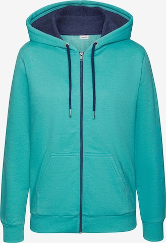 KangaROOS Sweatjacke in Grün: Vorderseite