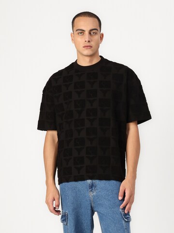 T-Shirt 'Ebnicher' Carlo Colucci en noir : devant