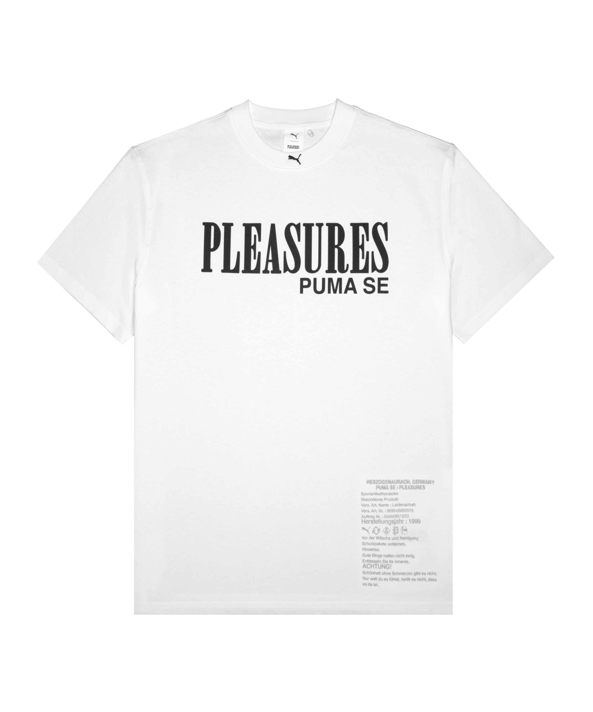 PUMA Funktionsshirt in Weiß: Vorderseite