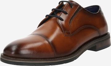 bugatti Lace-Up Shoes 'Laziano' in Brown: front