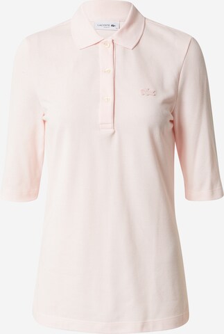 LACOSTE - Camisa em rosa: frente