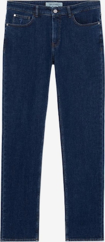 Coupe slim Jean Trussardi en bleu : devant