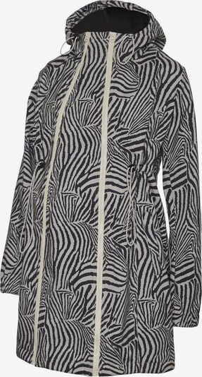 MAMALICIOUS Toiminnallinen takki 'Nella' värissä beigenharmaa / musta, Tuotenäkymä