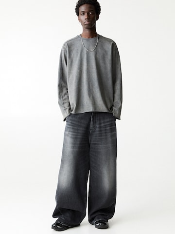 Pull&BearBaggy Traperice - crna boja