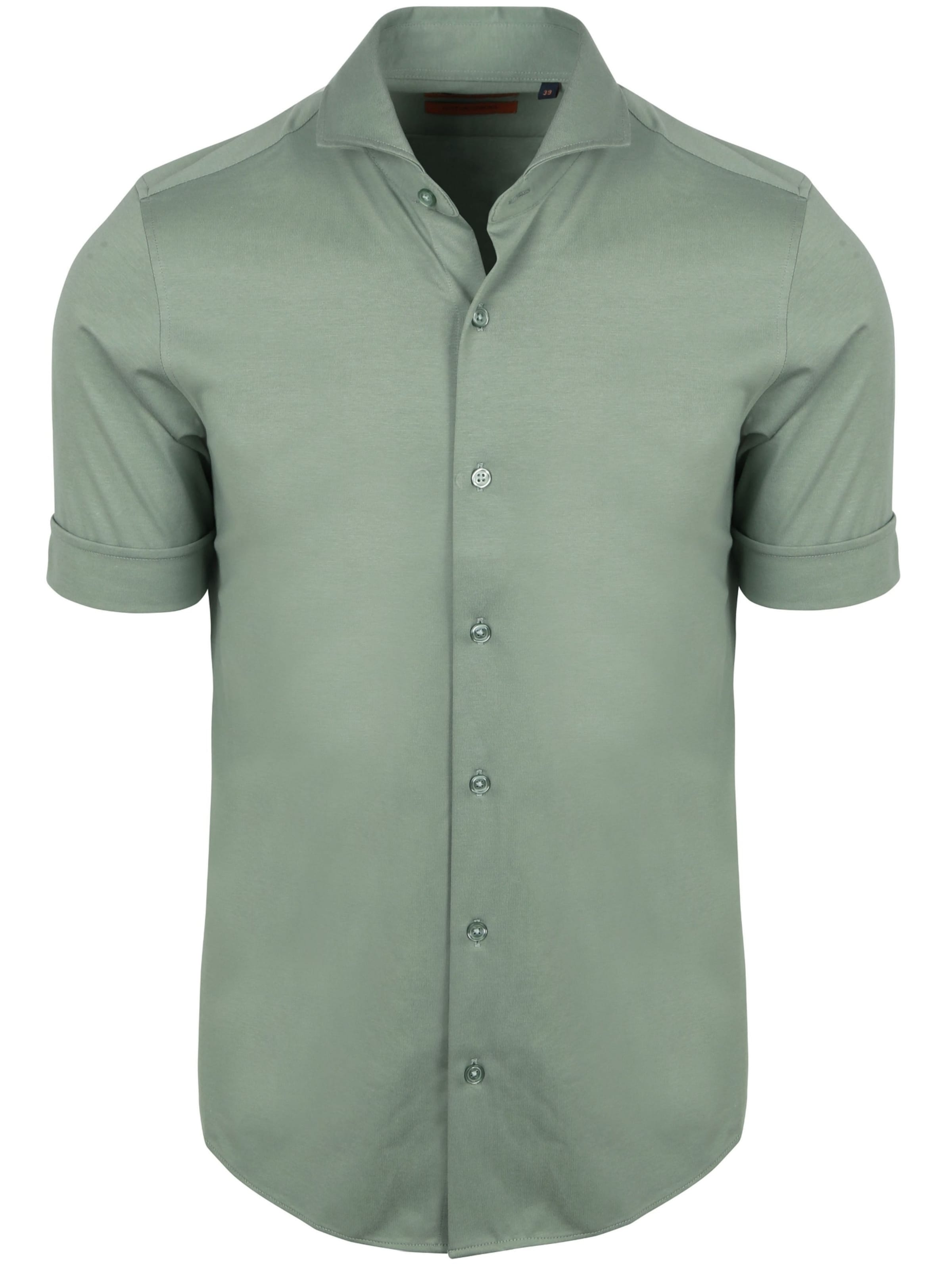 Coupe slim Chemise Suitable en vert : devant