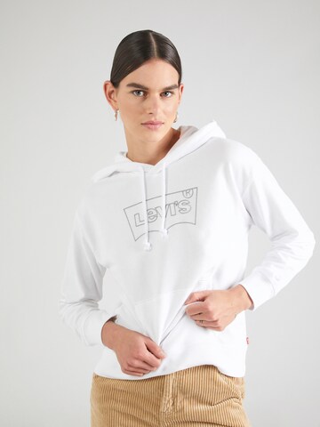 LEVI'S ® Bluzka sportowa 'LSE Graphic Standard Hoo' w kolorze biały: przód
