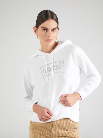 LEVI'S ® Sweatshirt 'LSE Graphic Standard Hoo' in White: front