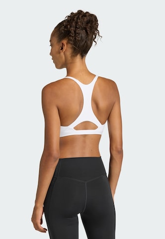 ADIDAS PERFORMANCE Bustier Sport bh 'Opt Ess' in Wit