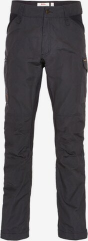 Fjällräven Regular Outdoor Pants ' KAIPAK TROUSERS ' in Grey: front