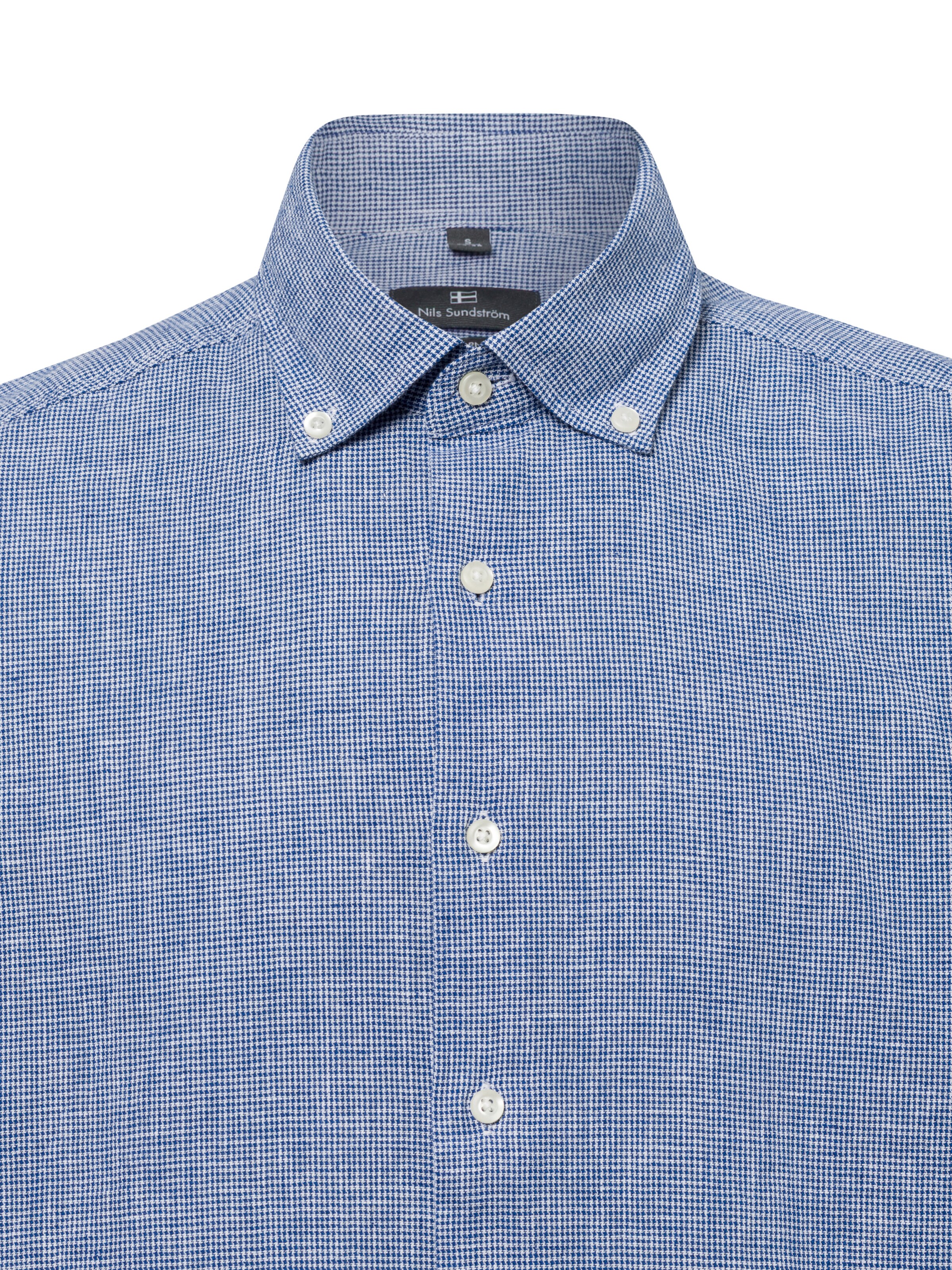 Nils Sundström Regular Fit Hemd in Blau