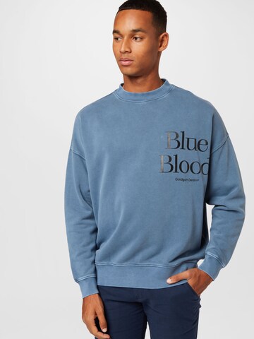 Goldgarn Sweatshirt in Blue: front