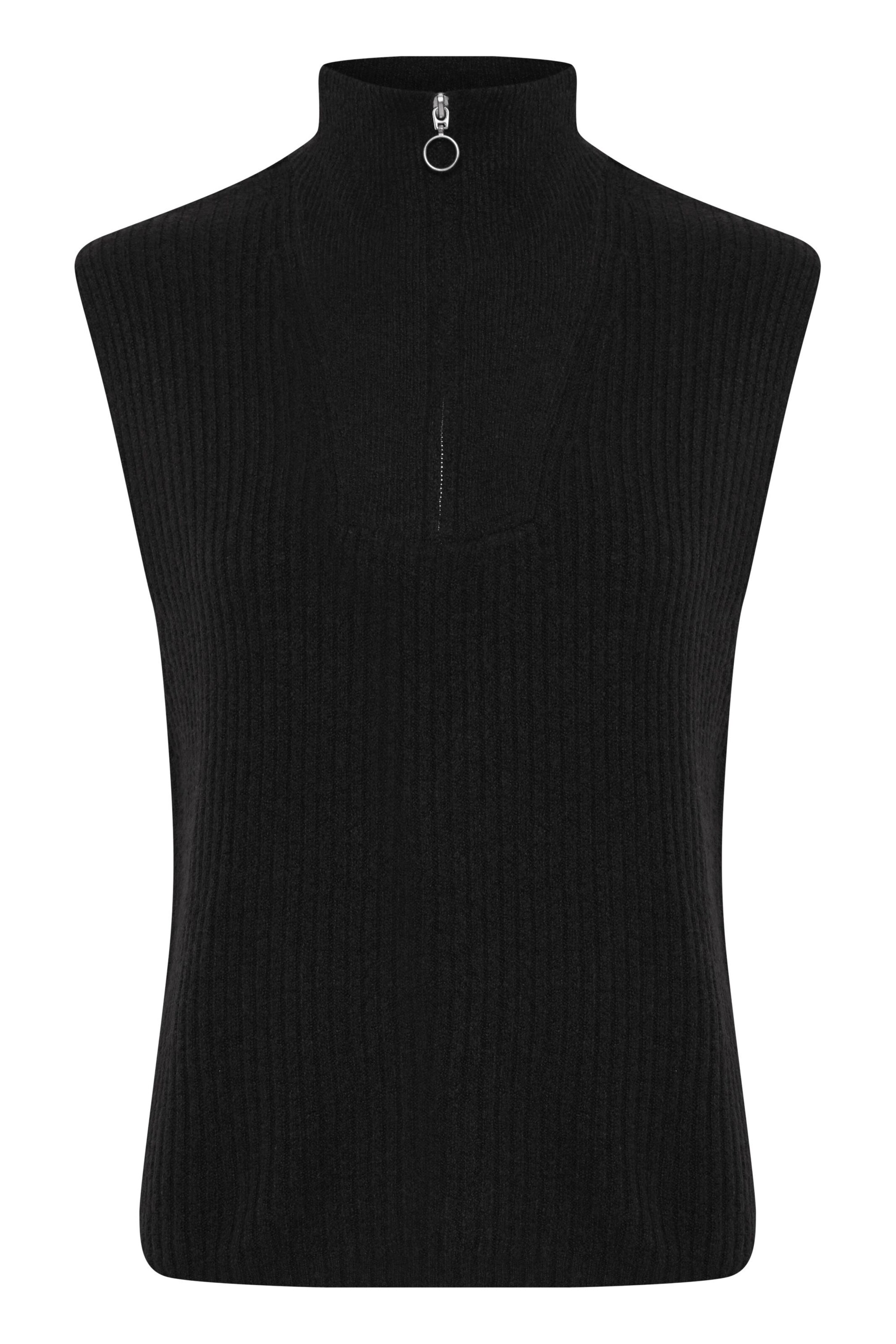 b.young Pullover 'Onema' in Schwarz: Vorderseite