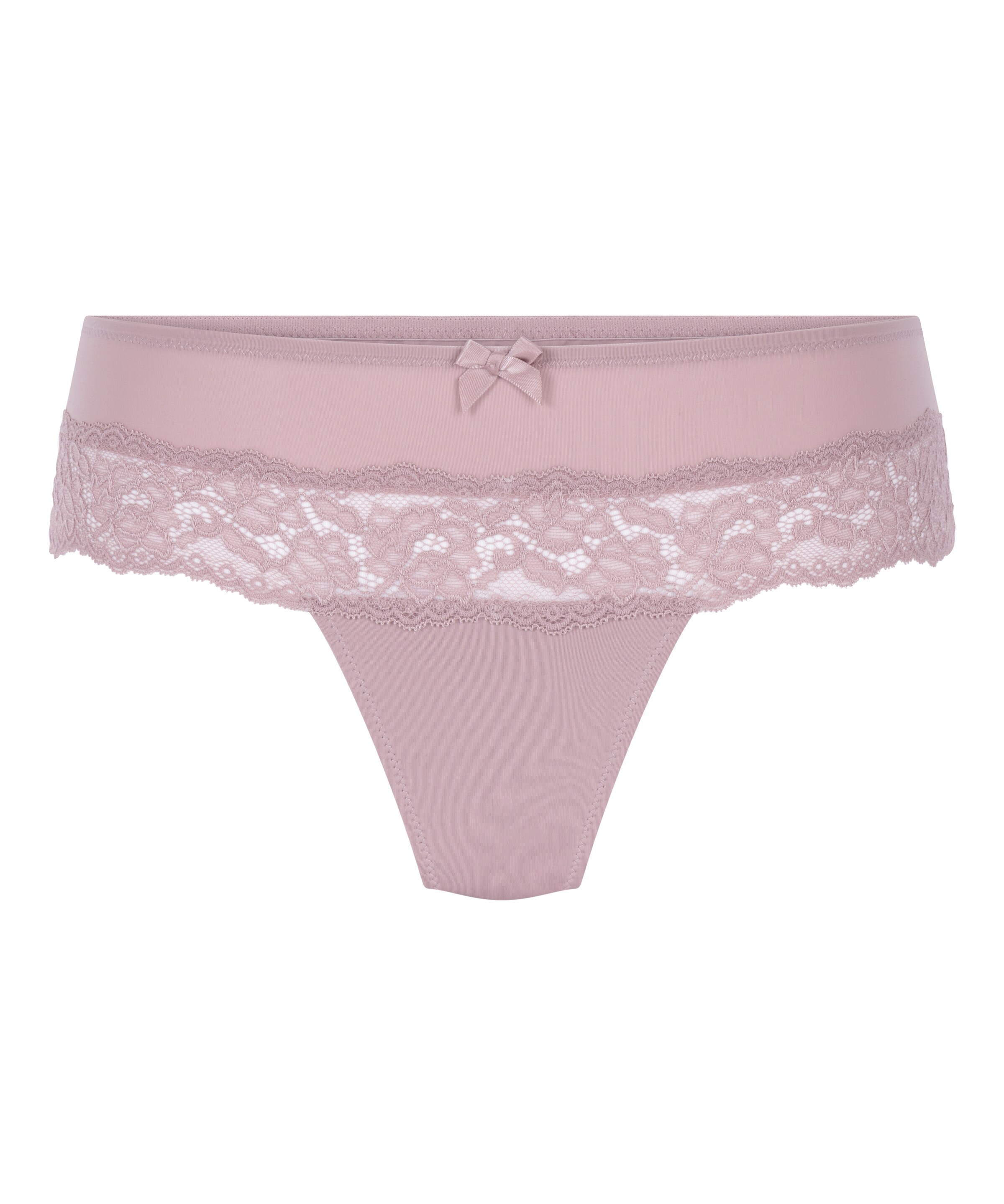 Hunkemöller String 'Paris' in de kleur Lichtroze, Productweergave