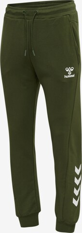 Hummel Tapered Workout Pants in Green