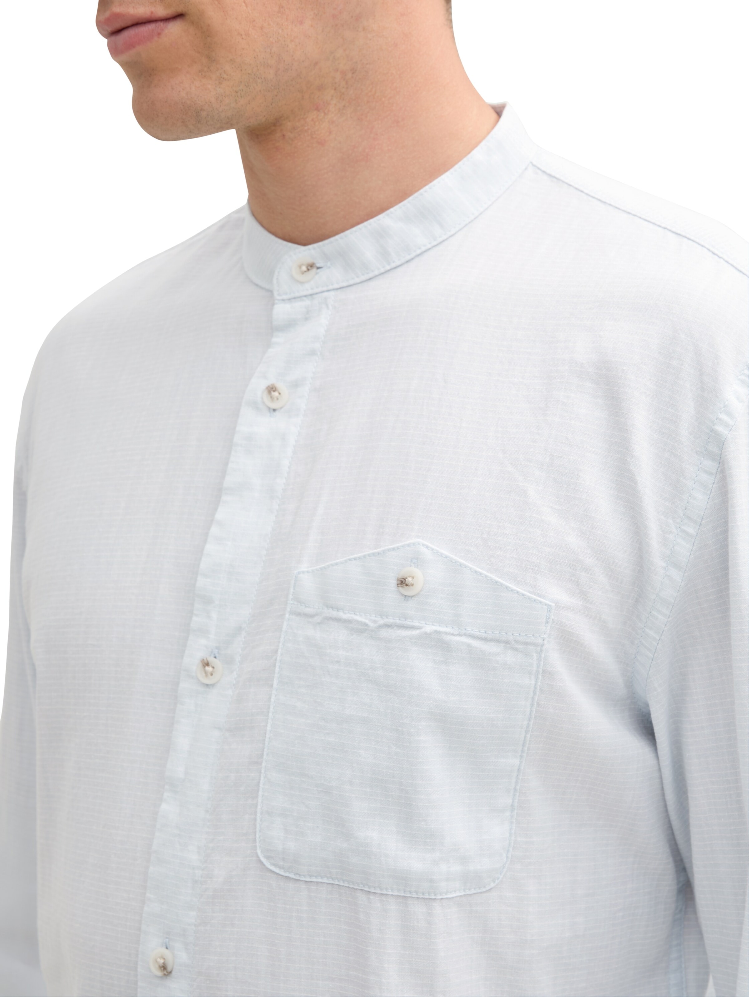 TOM TAILOR DENIM Regular Fit Skjorte i blå