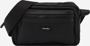 Borsa a tracolla di Calvin Klein in nero: frontale