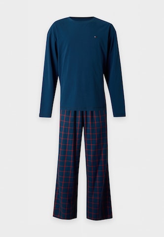 TOMMY HILFIGER Pyžamo dlouhé – modrá: přední strana