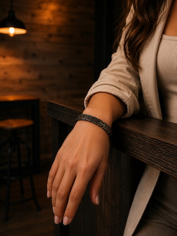 Holzwerk - Pulsera 'ALLERSEE' en gris