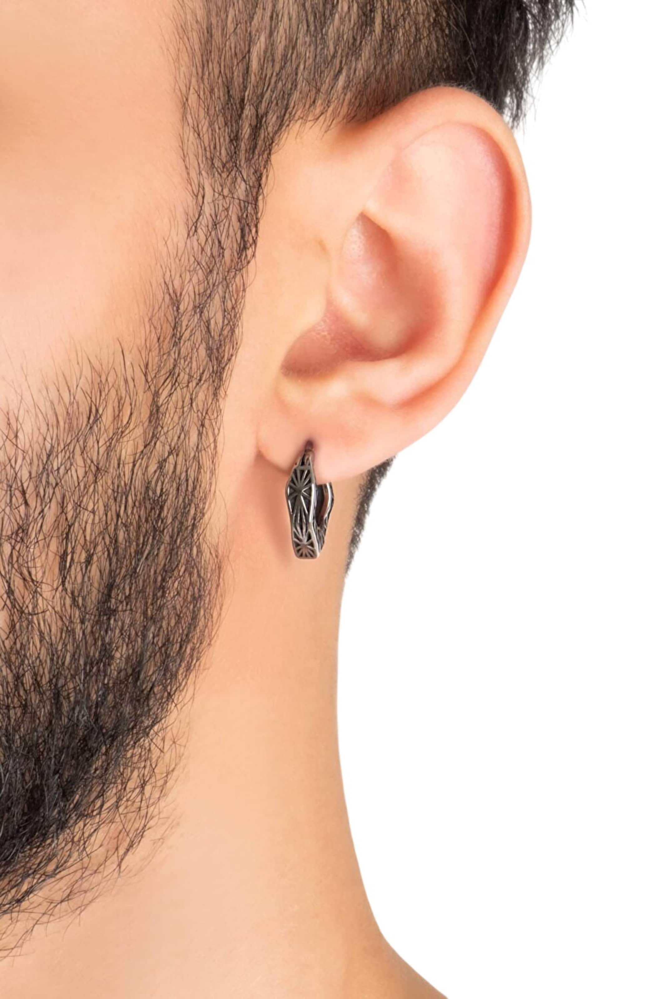 So Chic Ohrring in Silber: Vorderseite