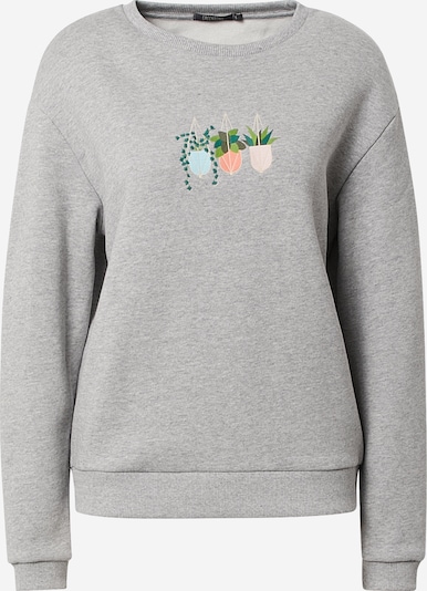 GREENBOMB Sweatshirt in azur / grau / grün / hellgrün / koralle, Produktansicht