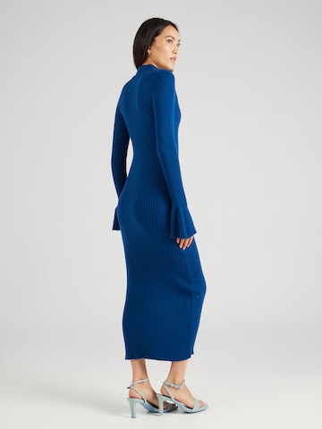 NA-KD Gebreide jurk in Blauw