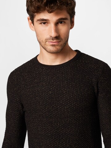 JACK & JONES Pullover 'DAMIAN' in Schwarz