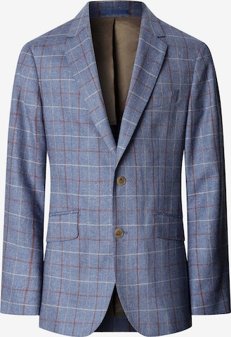 Coupe regular Veste de costume Hackett London en bleu : devant