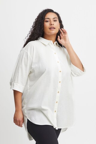 Fransa Blouse 'MADDIE' in Wit: voorkant