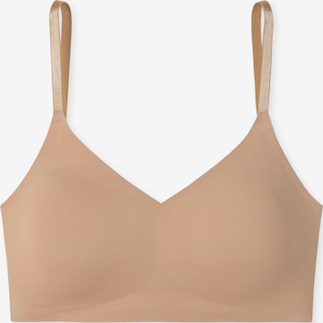SCHIESSER Bustier BH ' Invisible Soft Padded ' in Beige: voorkant