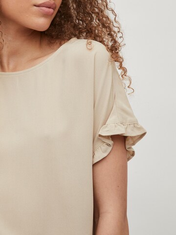 VILA Bluse in Beige