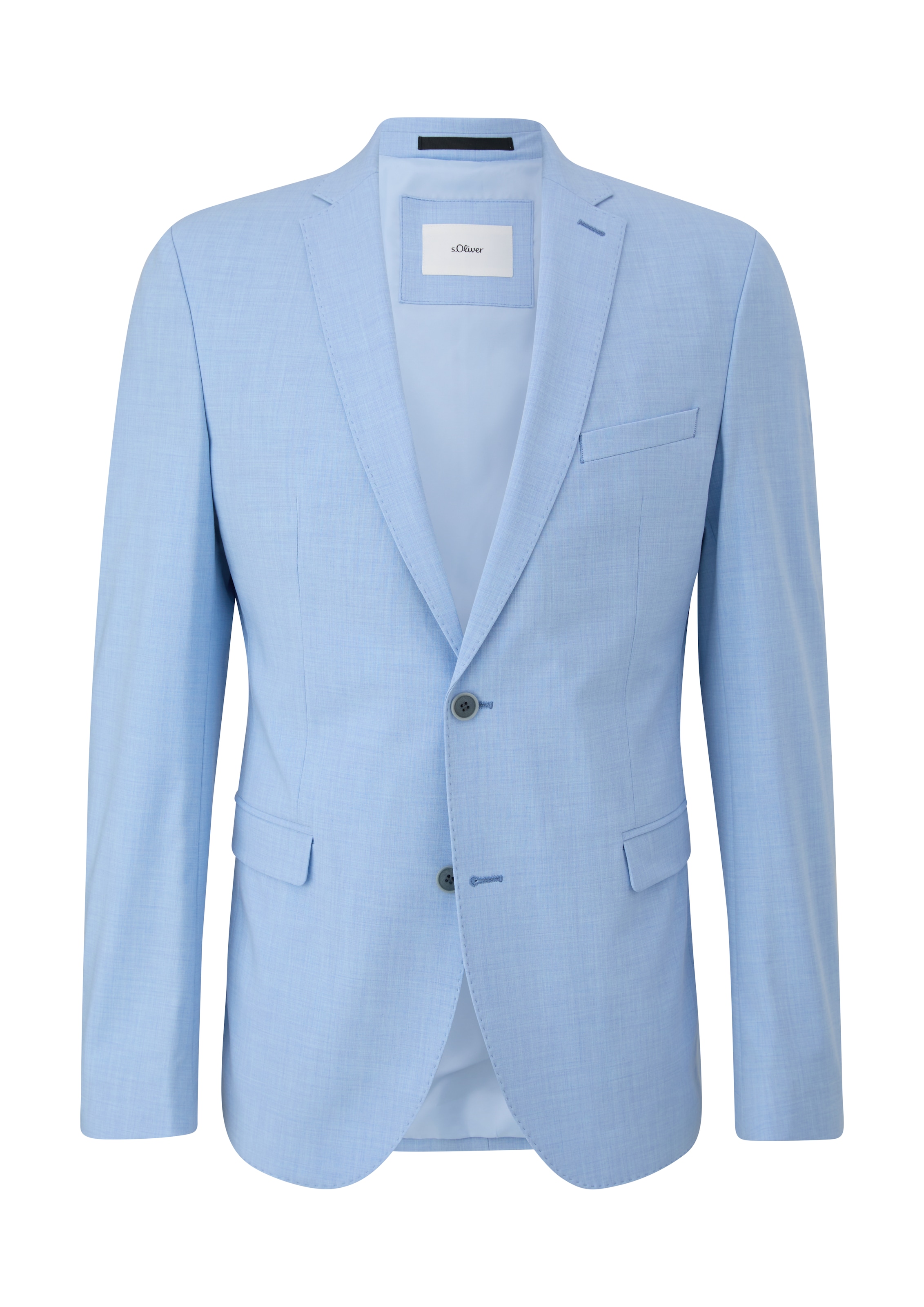 Veste de costume 'Pure' s.Oliver BLACK LABEL en bleu : devant