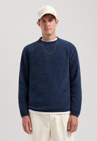 Dstrezzed Pullover in Blau: Vorderseite
