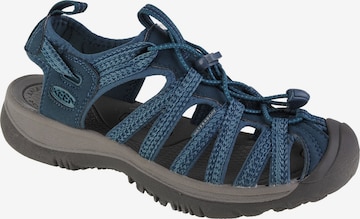 KEEN Trekkingsandale 'Whisper' in Blau: Vorderseite
