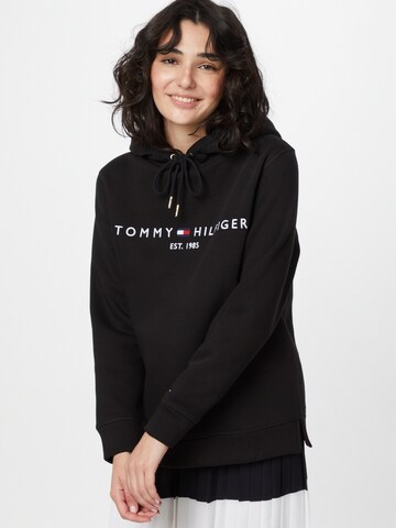 Sweat-shirt TOMMY HILFIGER en noir : devant