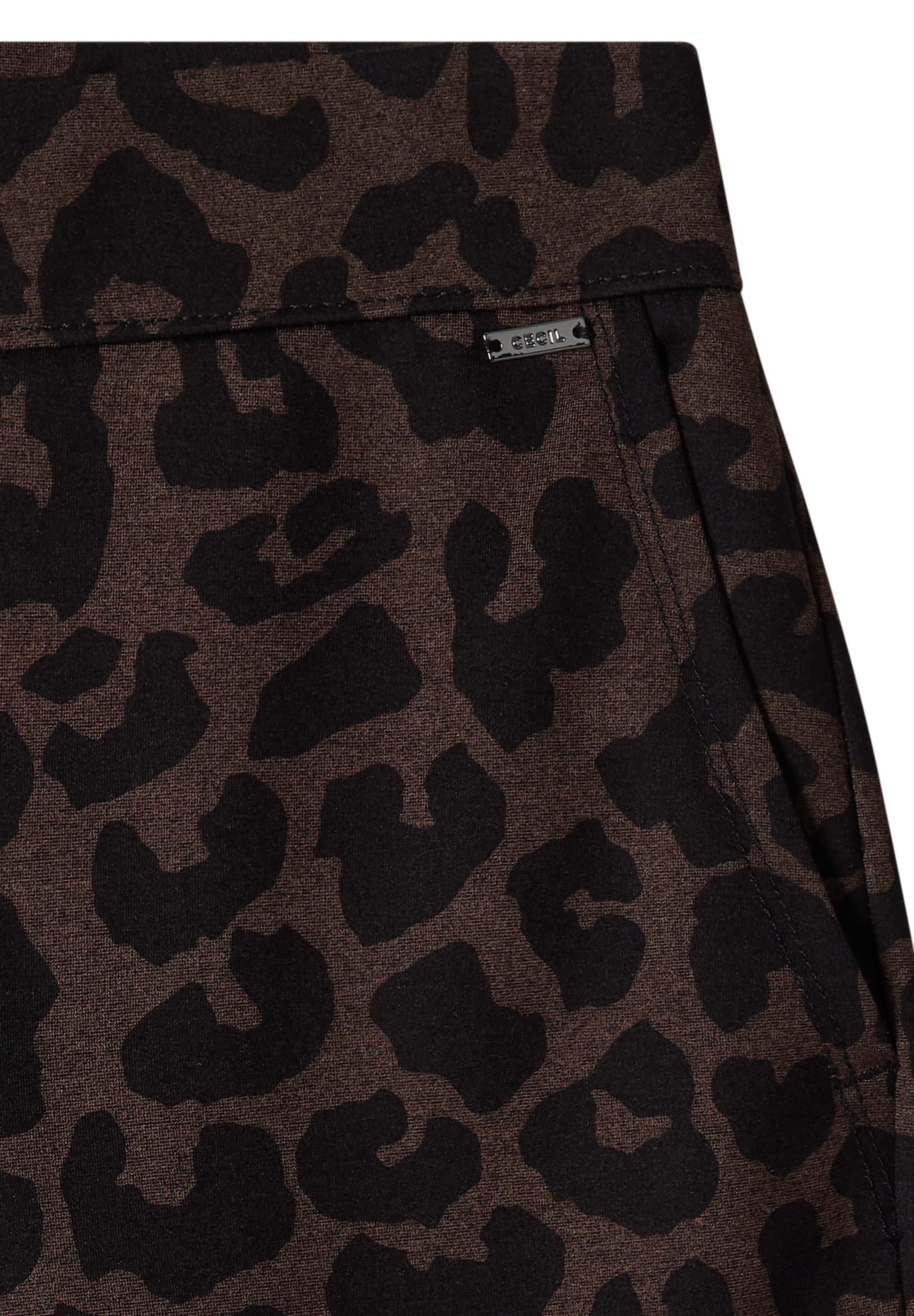 CECIL Regular Broek 'Neele' in Bruin