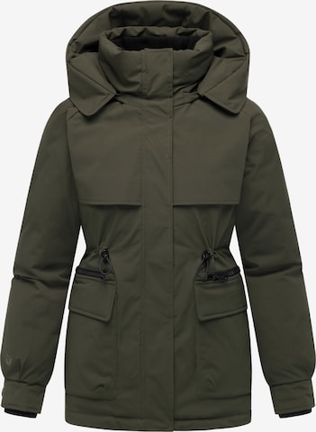 Manteau d’hiver 'Shigaraa XVI' MARIKOO en vert : devant