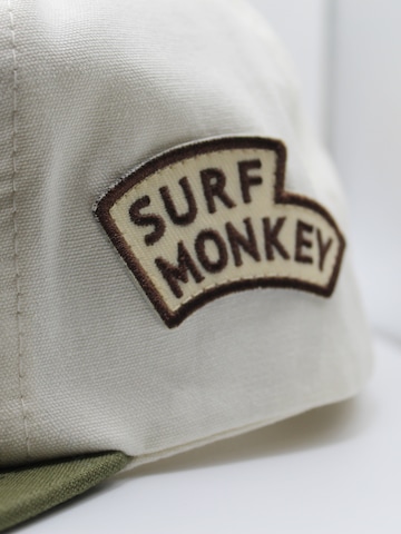 Surf Monkey Cap '5-Panel Cap Organic'‌‌‌‌‌‌ in Beige