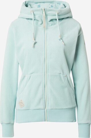 Ragwear Fleece Jacket 'NESKA' in Blue: front