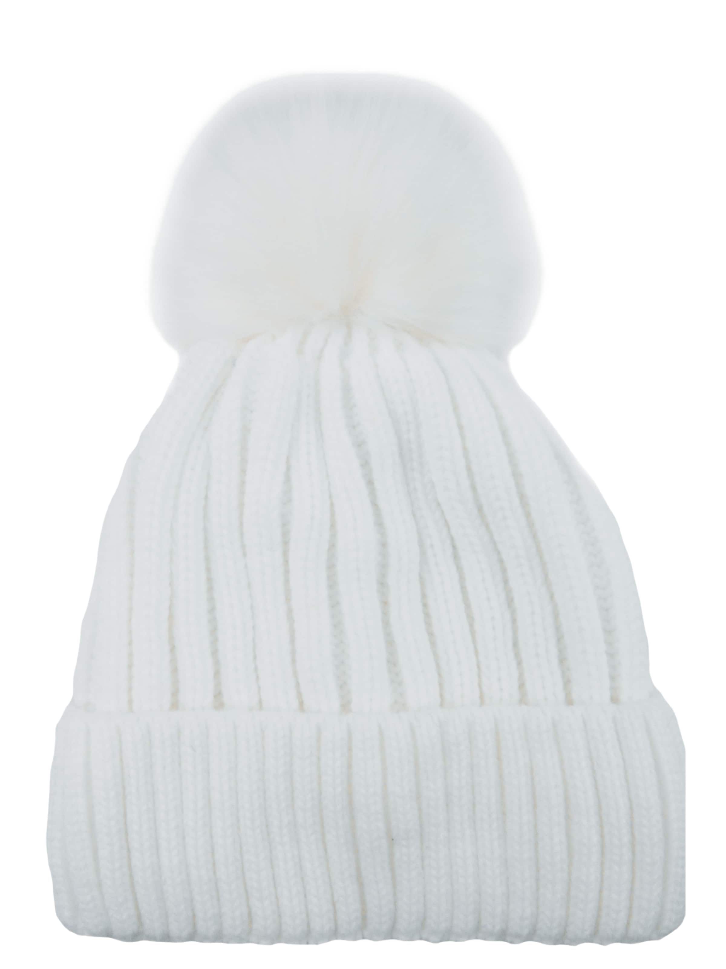 Kumixi Beanie in White: front
