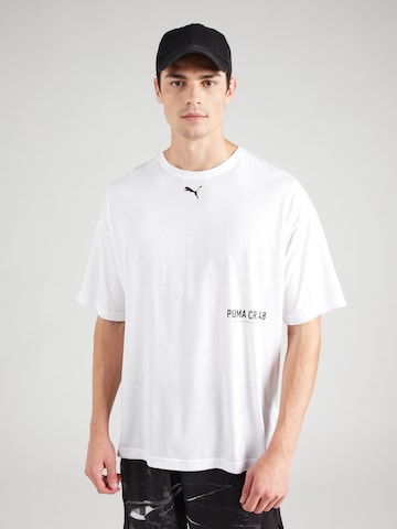 PUMA Performance shirt in White: front