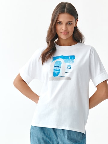 TATUUM Shirt 'LIKE 8' in White: front