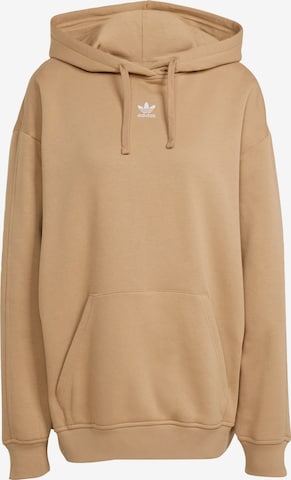 ADIDAS ORIGINALS - Sudadera 'Essentials' en marrón: frente