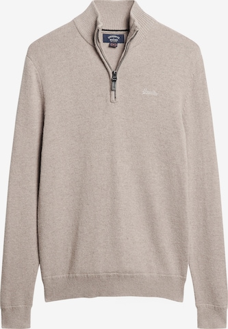 Superdry Sweater 'Essential' in Beige: front