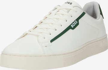 BOSS Black Sneakers 'Rhys' in White: front