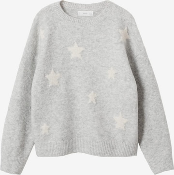 MANGO KIDS Sweter 'Chiqui' w kolorze szary: przód