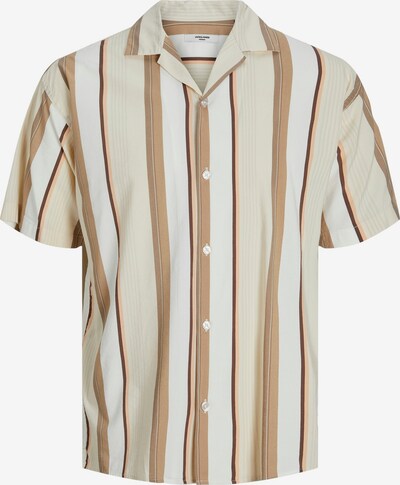 JACK & JONES Button Up Shirt 'Palma Resort' in Orange / Lobster / Powder / White, Item view