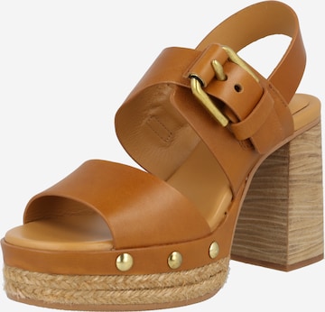 See by Chloé Sandal 'JOLINE' in Brown: front