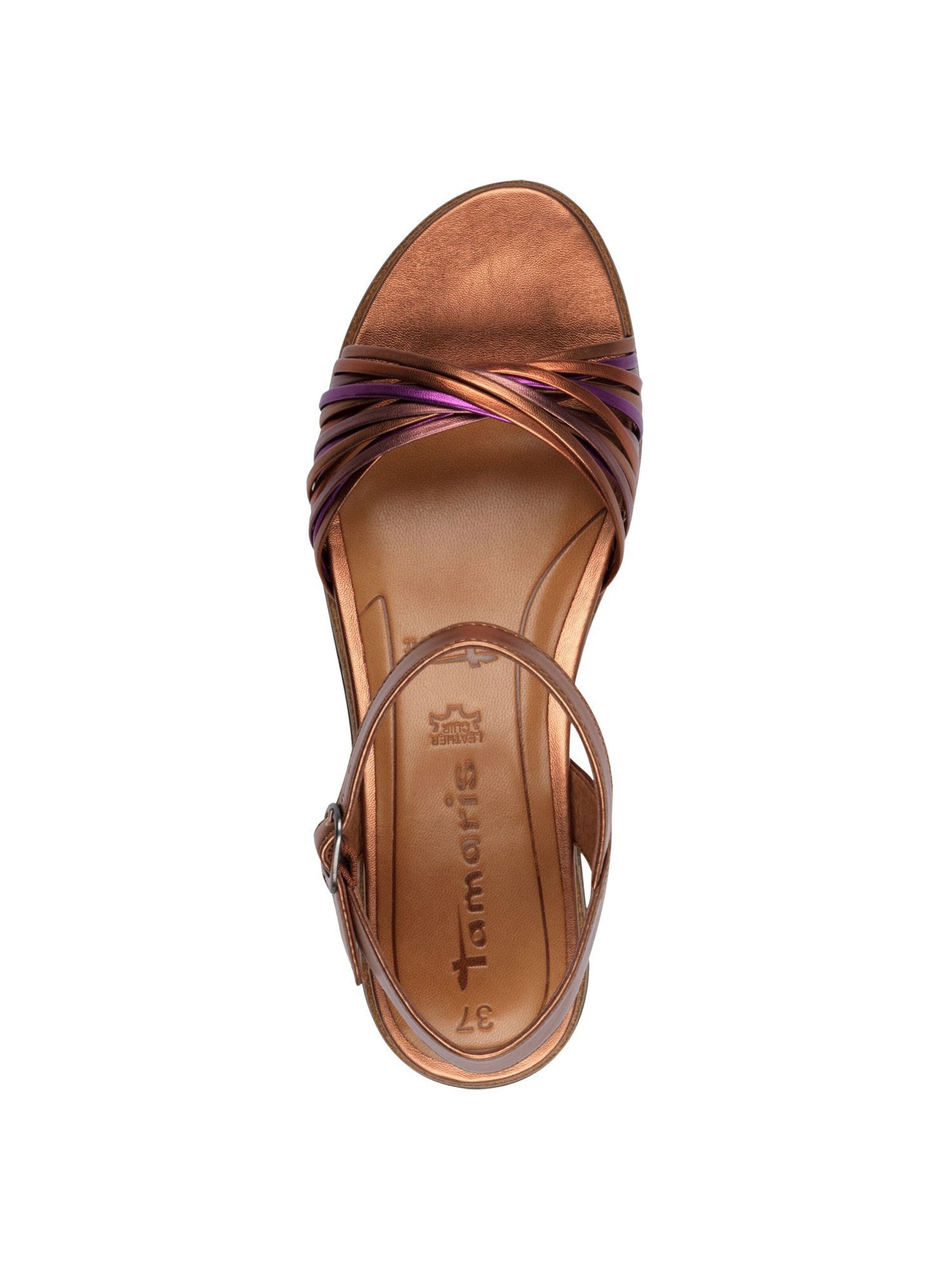 Sandales à lanières Tamaris en mélange de couleurs