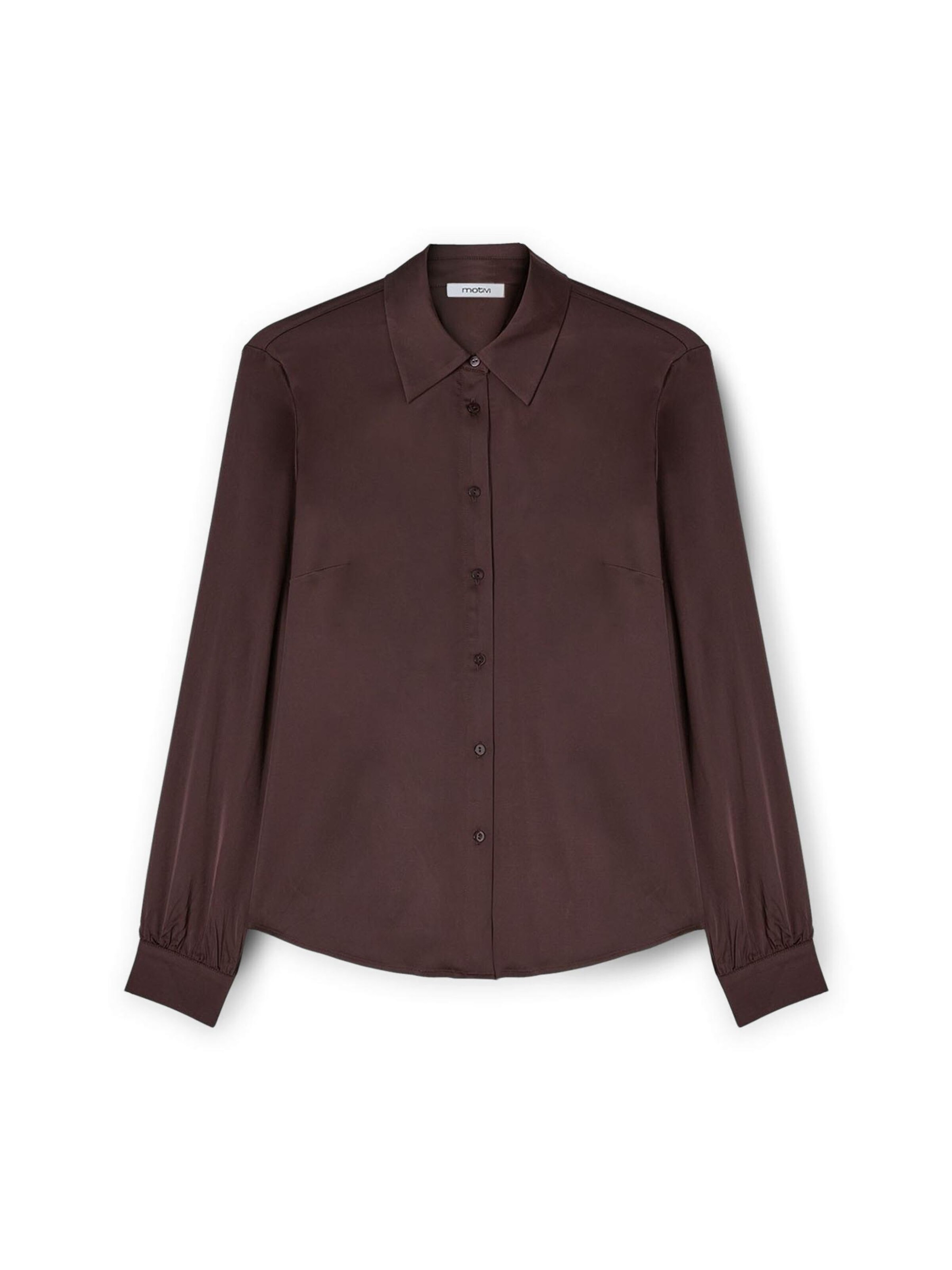 MOTIVI Bluse‌‌‌‌‌‌‌‌‌ in Braun: Vorderseite