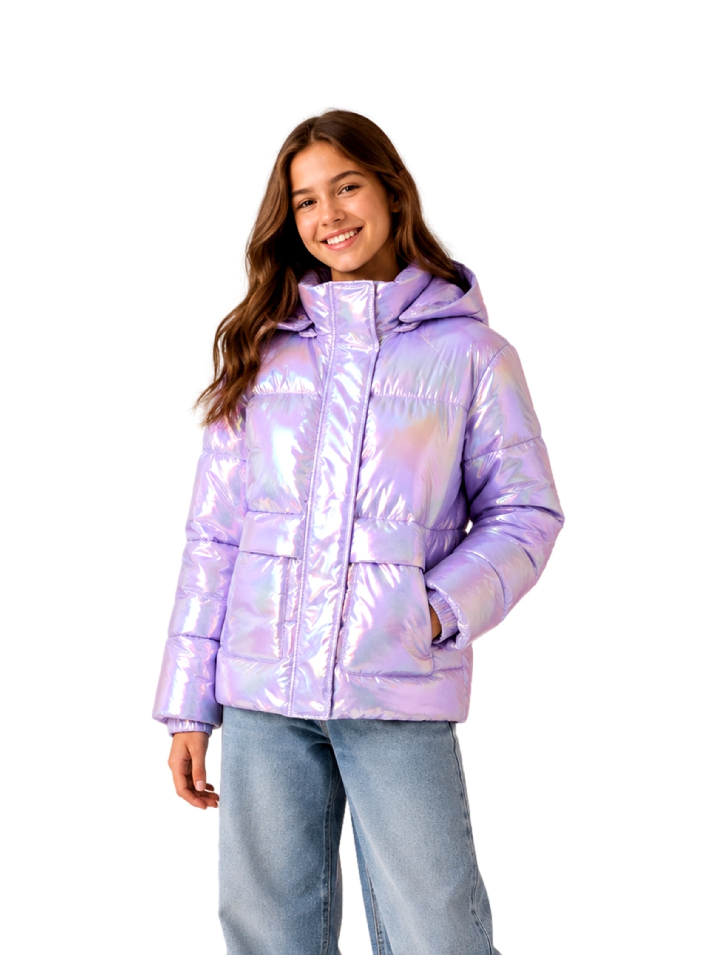 Veste d’hiver 'Pearl-Calina' ONLY GIRLS en rose : devant